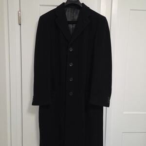 Armani Collezioni Black Trench Coat